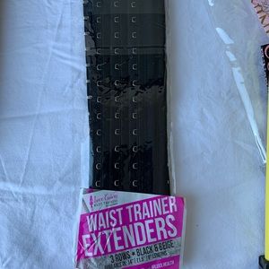 Luxx curves waist trainer extender in black